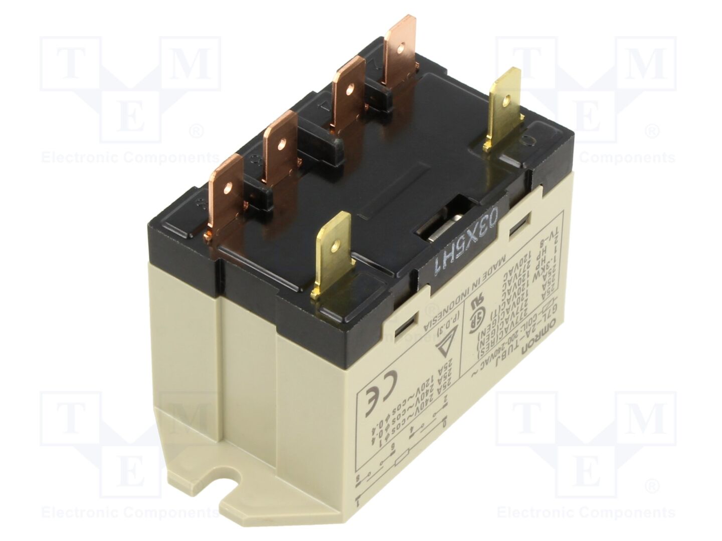 OMRON Electronic Components G7L-2A-TUBJ 200/240AC Sähkömagneettinen rele 25A