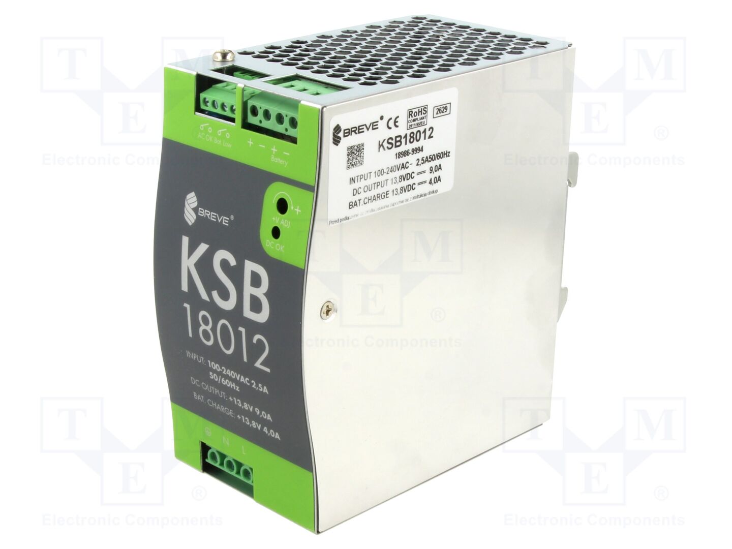 BREVE TUFVASSONS KSB-18012 Puskurivirtalähde 180W