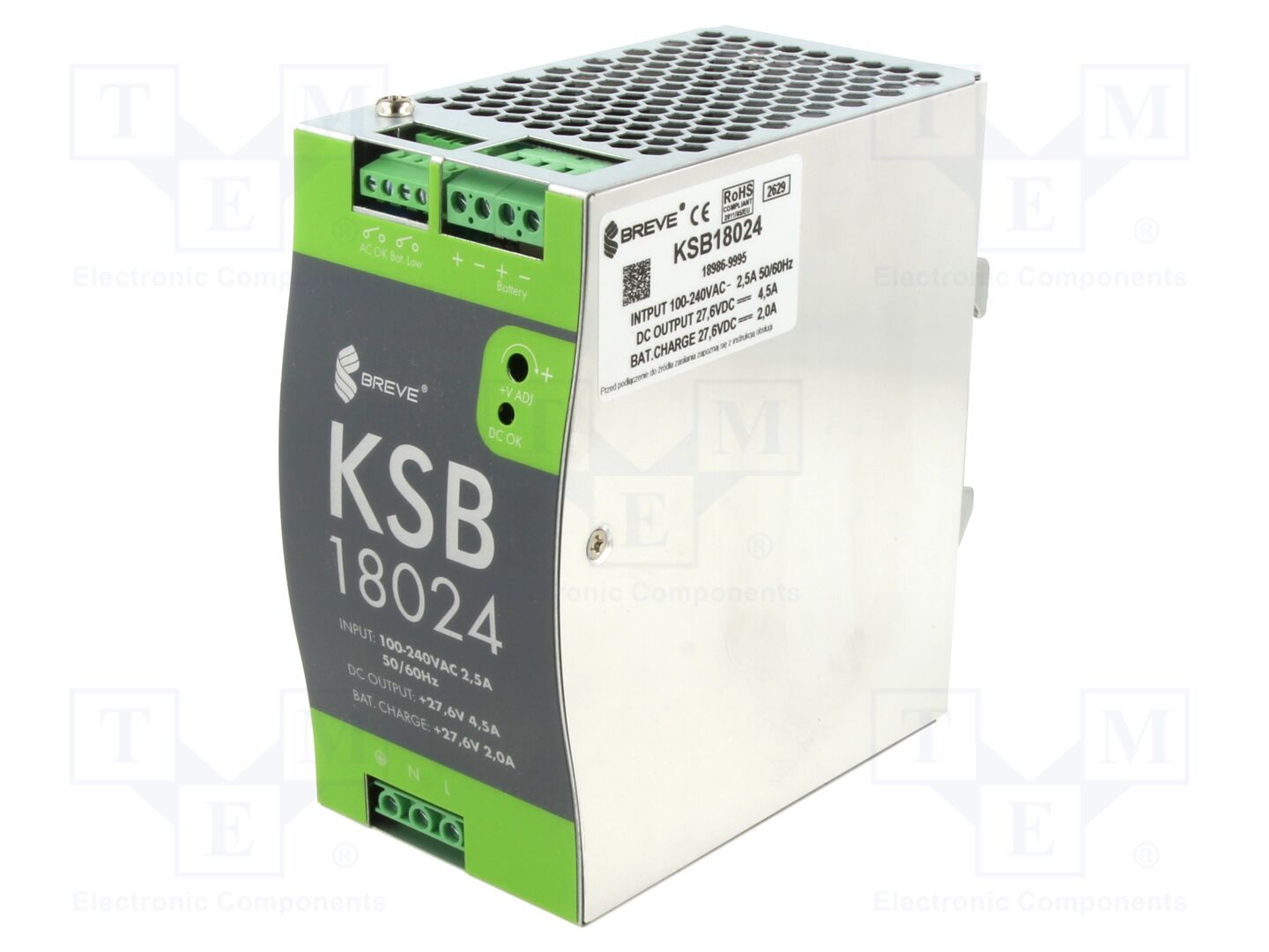 BREVE TUFVASSONS KSB-18024 Puskurivirtalähde 180W