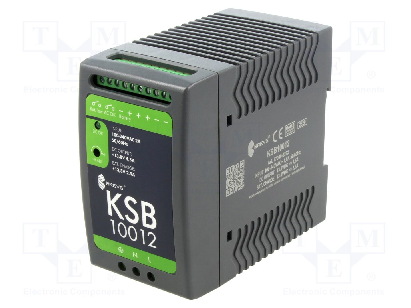 BREVE TUFVASSONS KSB-10012 Puskurivirtalähde 100W