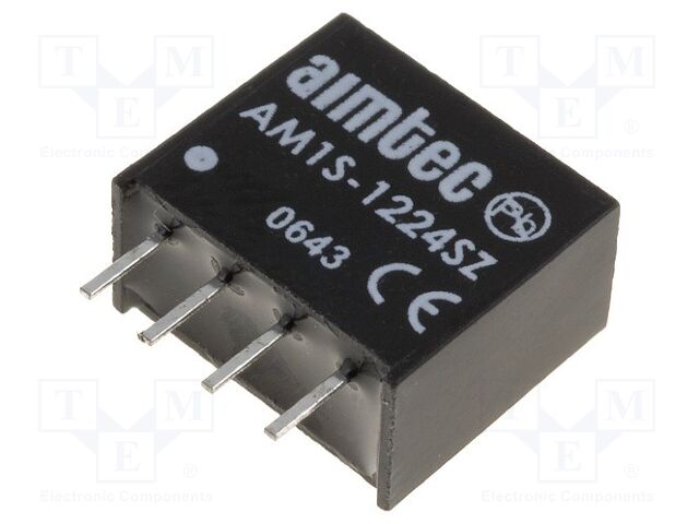 AIMTEC AM1S-1224SZ DC/DC-muunnin 1W
