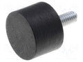 ELESA+GANTER DVA.4-15-10-M4 Vibroisolation foot 15mm (50 kpl erä)