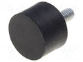 ELESA+GANTER DVA.4-20-10-M6 Vibroisolation foot 315N (50 kpl erä)