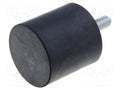 ELESA+GANTER DVA4-40-40-M8 Vaimennustalla Ø 40mm