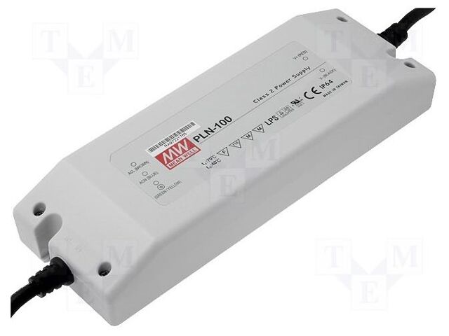 MEAN WELL PLN-100-24 LED-verkkolaite 96W 24VDC 4A