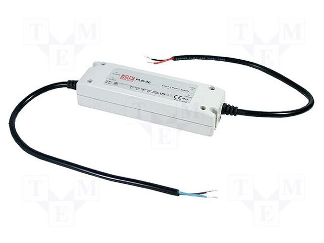 MEAN WELL PLN-30-12 LED-virtalähde 30W