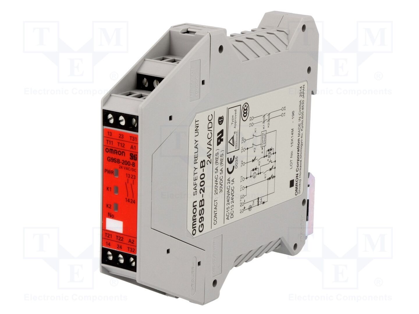 OMRON G9SB-200-B Turvarele 24VAC/24VDC