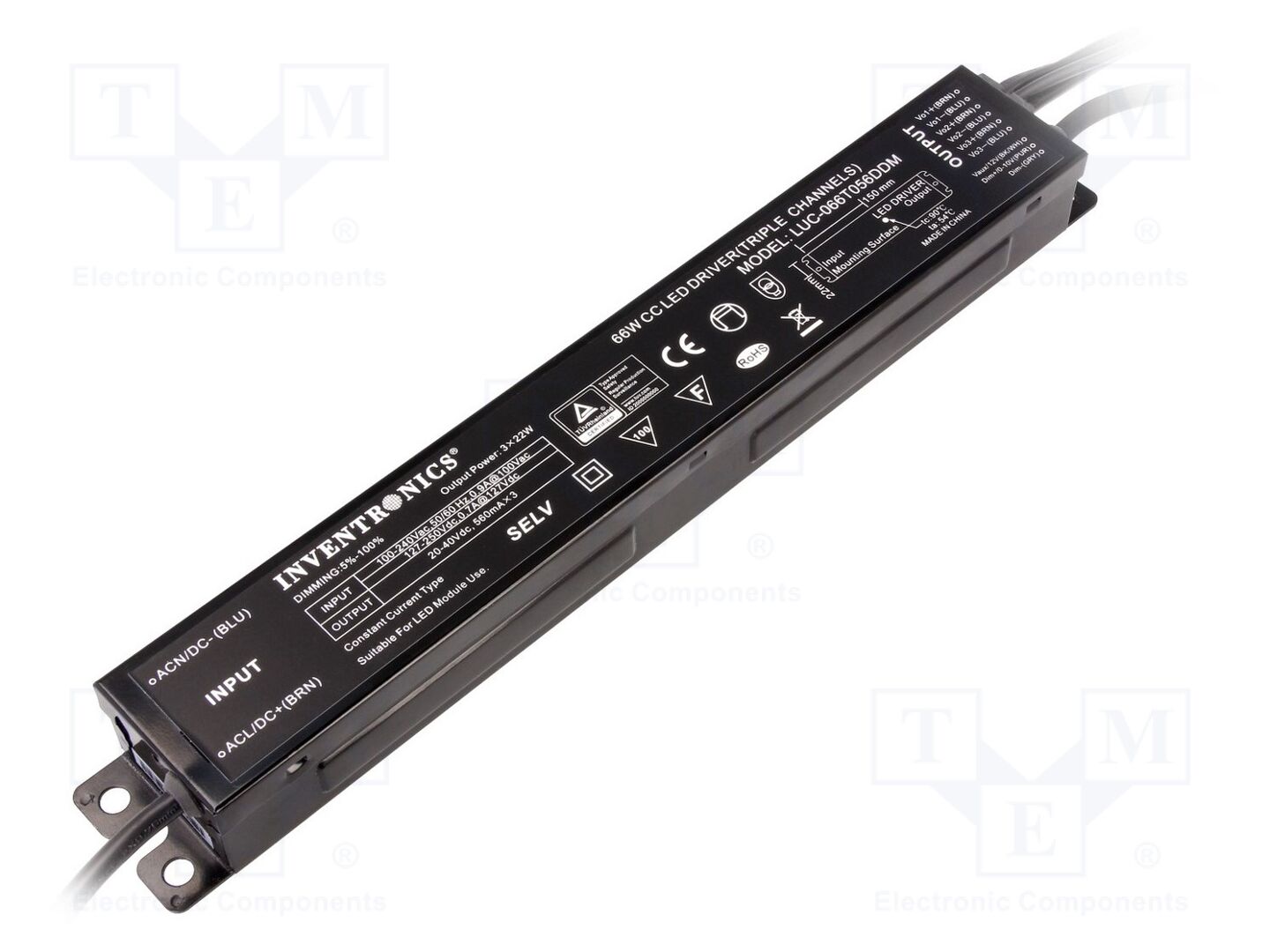INVENTRONICS LUC-066T056DDM LED-virtalähde 66W 560mA