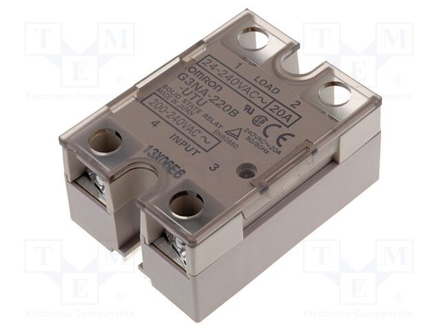 OMRON G3NA-220B-240AC Kiinteän tilan rele 20A