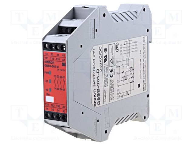 OMRON G9SB-301-D Turvarele 24VAC/24VDC