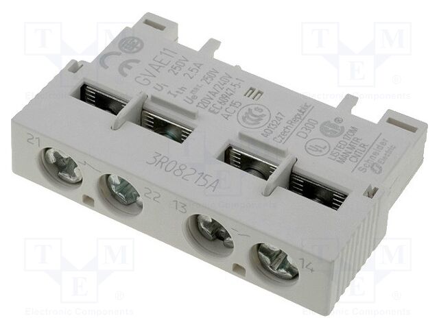 SCHNEIDER ELECTRIC GVAE11 Apukosketin NO + NC