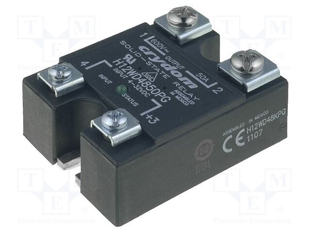 SENSATA / CRYDOM H12WD4850PG Kiinteän tilan rele 50A
