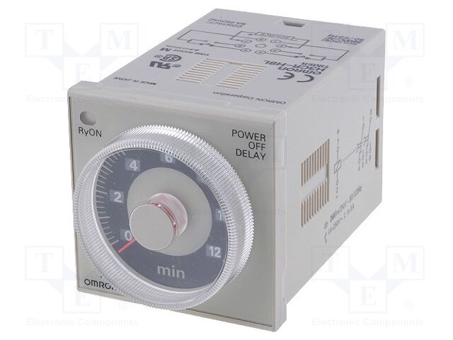 OMRON H3CR-H8LM24ACDC Analoginen ajastin 0,05-12 min