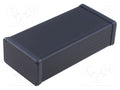 HAMMOND 1455K1601BK Kotelo paneelilla 78x160x43mm