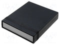HAMMOND 1598BBBK Kotelo paneelilla 154x179x36mm