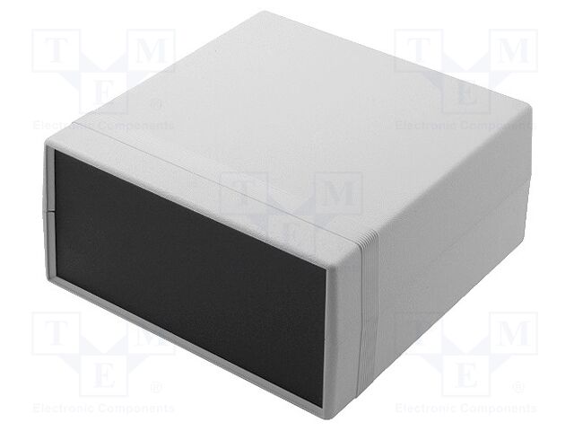 HAMMOND HM-1598ESGYPBK Kotelo paneelilla 160mm x 160mm x 86mm