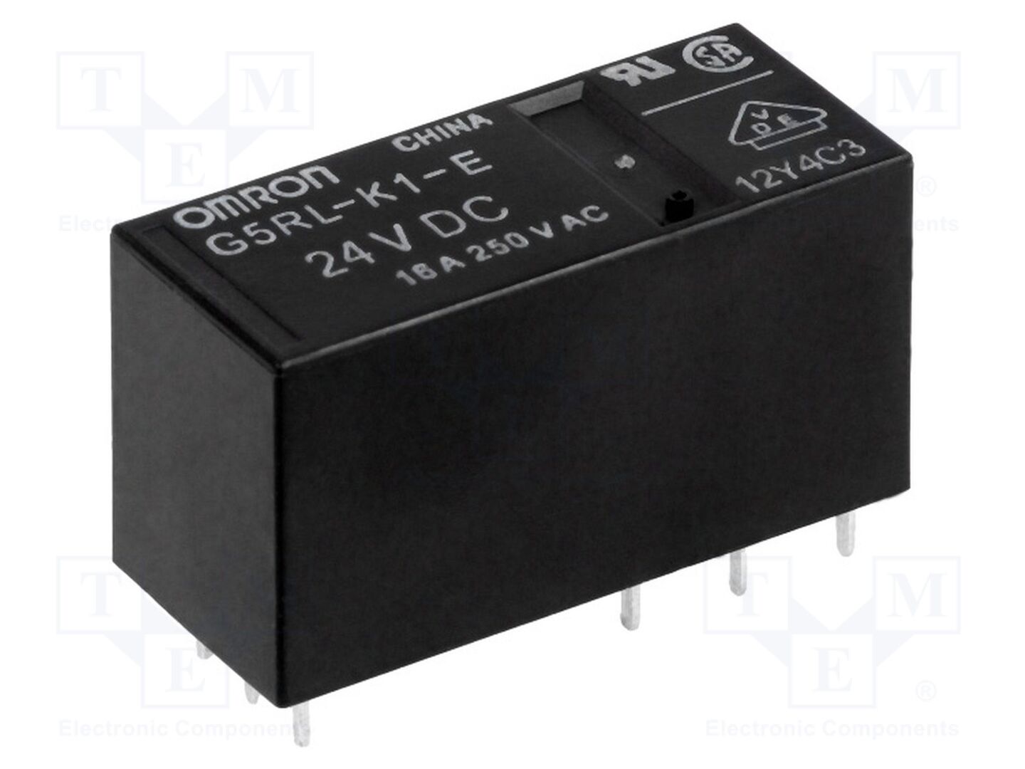OMRON Electronic Components G5RL-K1-E-24DC Sähkömagneettinen rele 24VDC