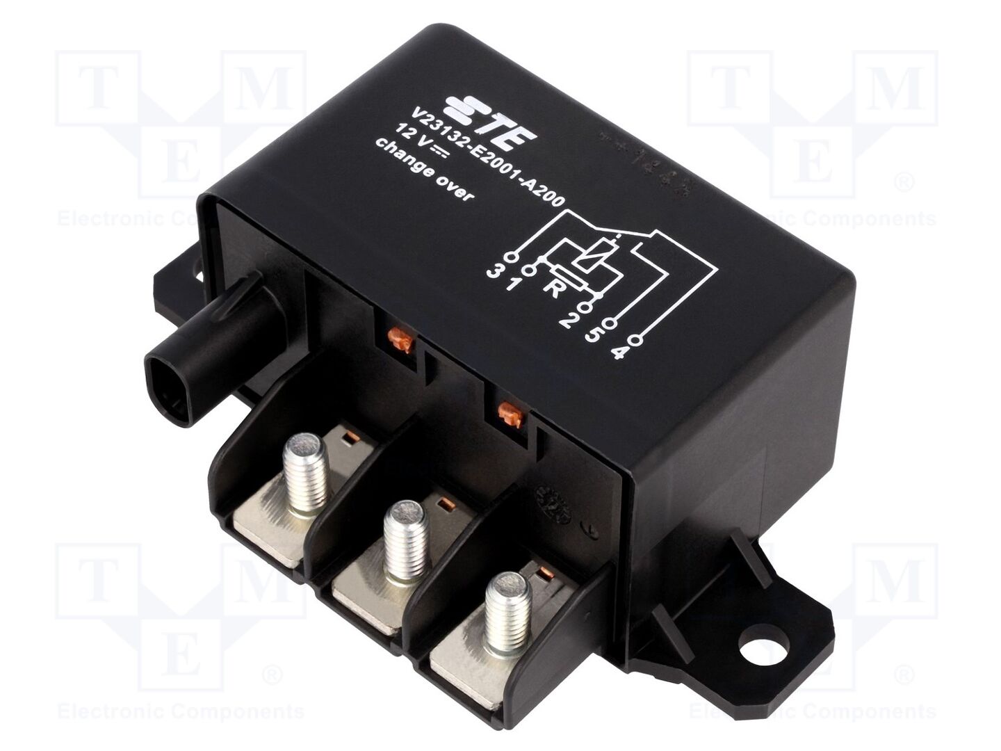 TE Connectivity V23132-E2001-A200 Sähkömagneettinen rele 12VDC
