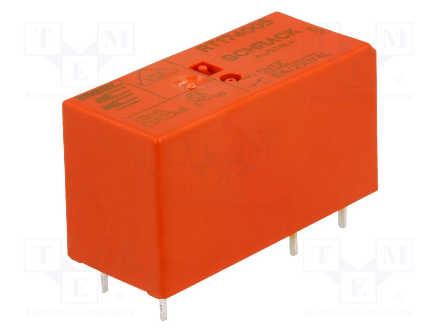 TE Connectivity RT174005 Sähkömagneettinen rele 5VDC
