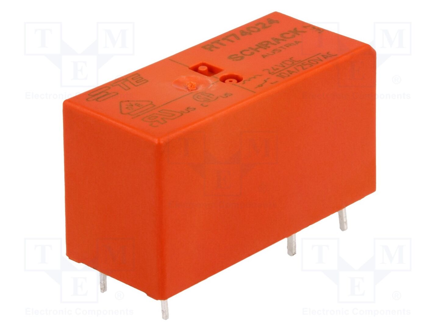 TE Connectivity RT174024 Sähkömagneettinen rele 24VDC