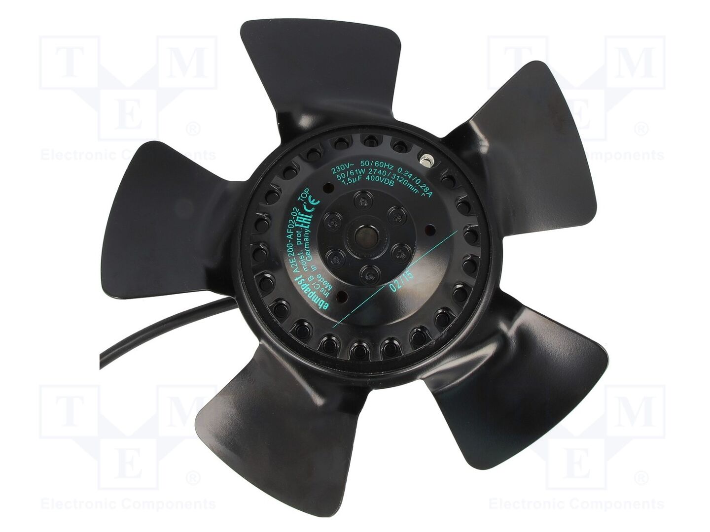 EBM-PAPST A2E200-AF02-02 Aksiaalipuhallin 230VAC