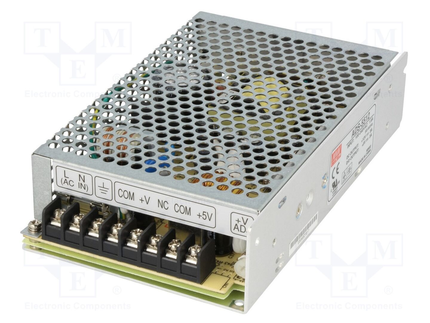 MEAN WELL ADS-5512 Sisäänrakennettu kytkentävirtalähde 51W 12VDC 3A