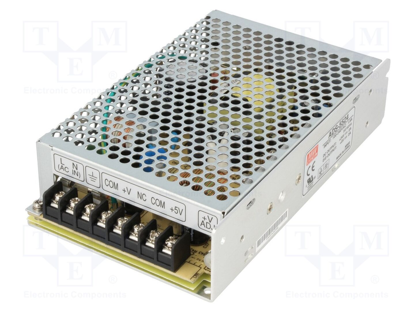 MEAN WELL ADS-5524 Sisäänrakennettu kytkentävirtalähde 58W 24VDC 2A