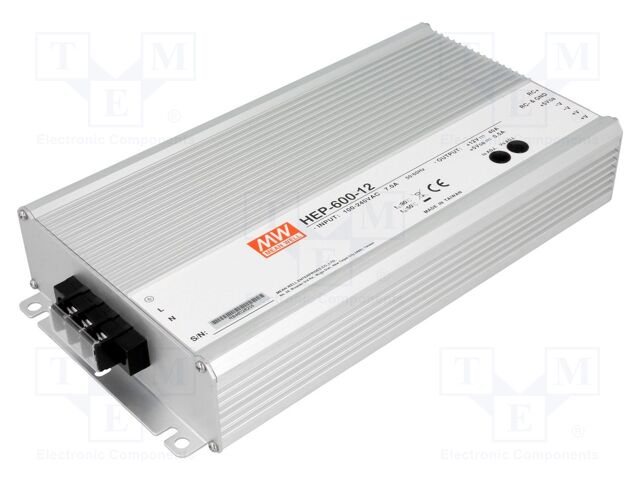 MEAN WELL HEP-600-36 Kytkinmuuntaja 601,2W 36VDC