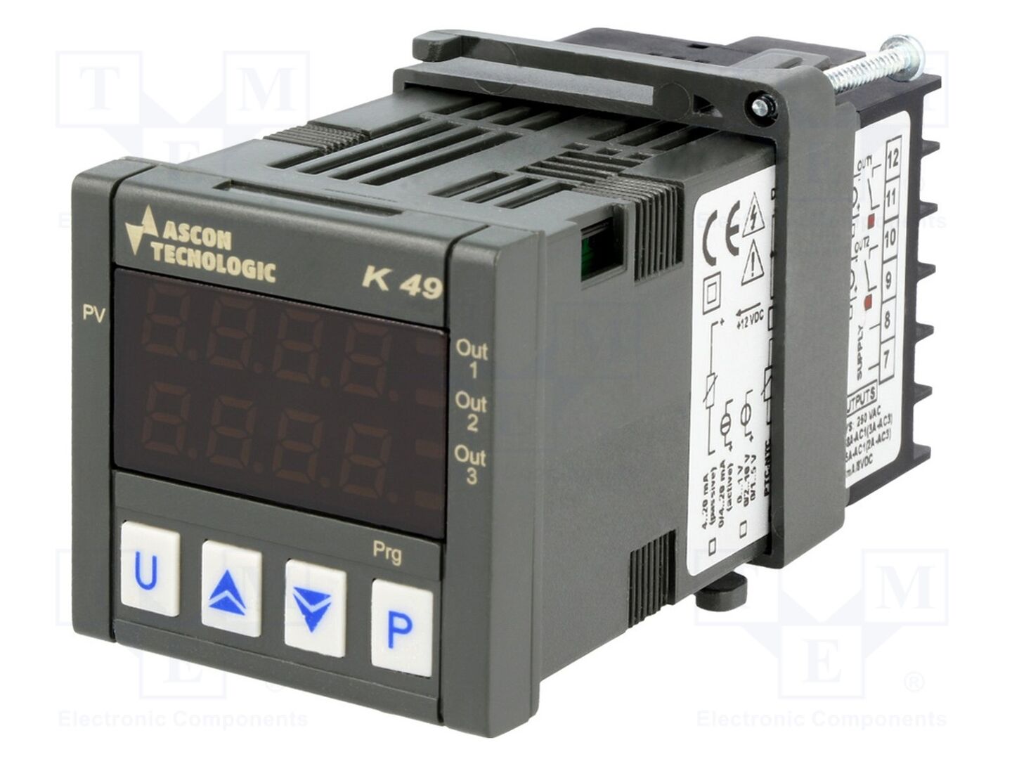 ASCON TECNOLOGIC K49-HCRR Lämpötilasäädin 0÷999.9°C