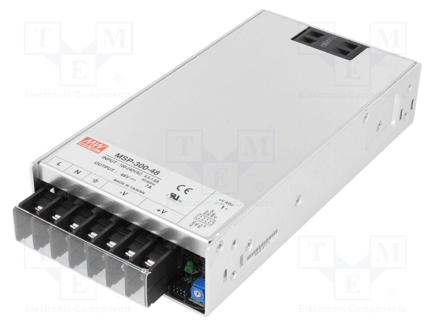 MEAN WELL MSP-300-48 Sisäänrakennettu kytkentäsähkölaite 336W 48VDC 7A