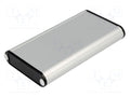 HAMMOND 1455B1202 Kotelo paneelilla 72x120x19mm