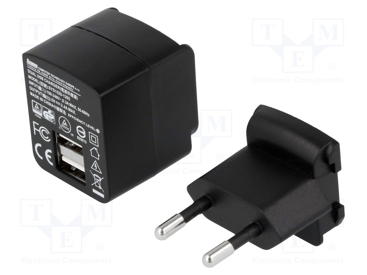 SUNNY ZSI5/2.4A-USB-MP Kytkinmuuntaja 5VDC USB-liitäntä