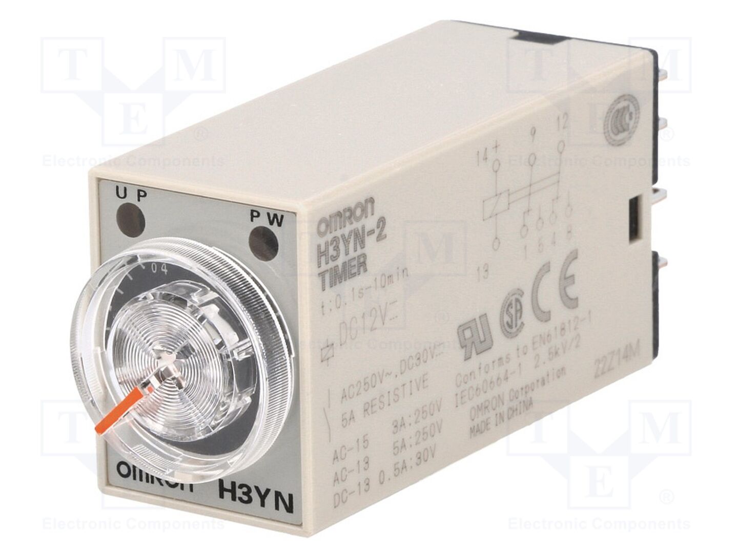 OMRON H3YN-2-12DC Ajastinrele 12VDC