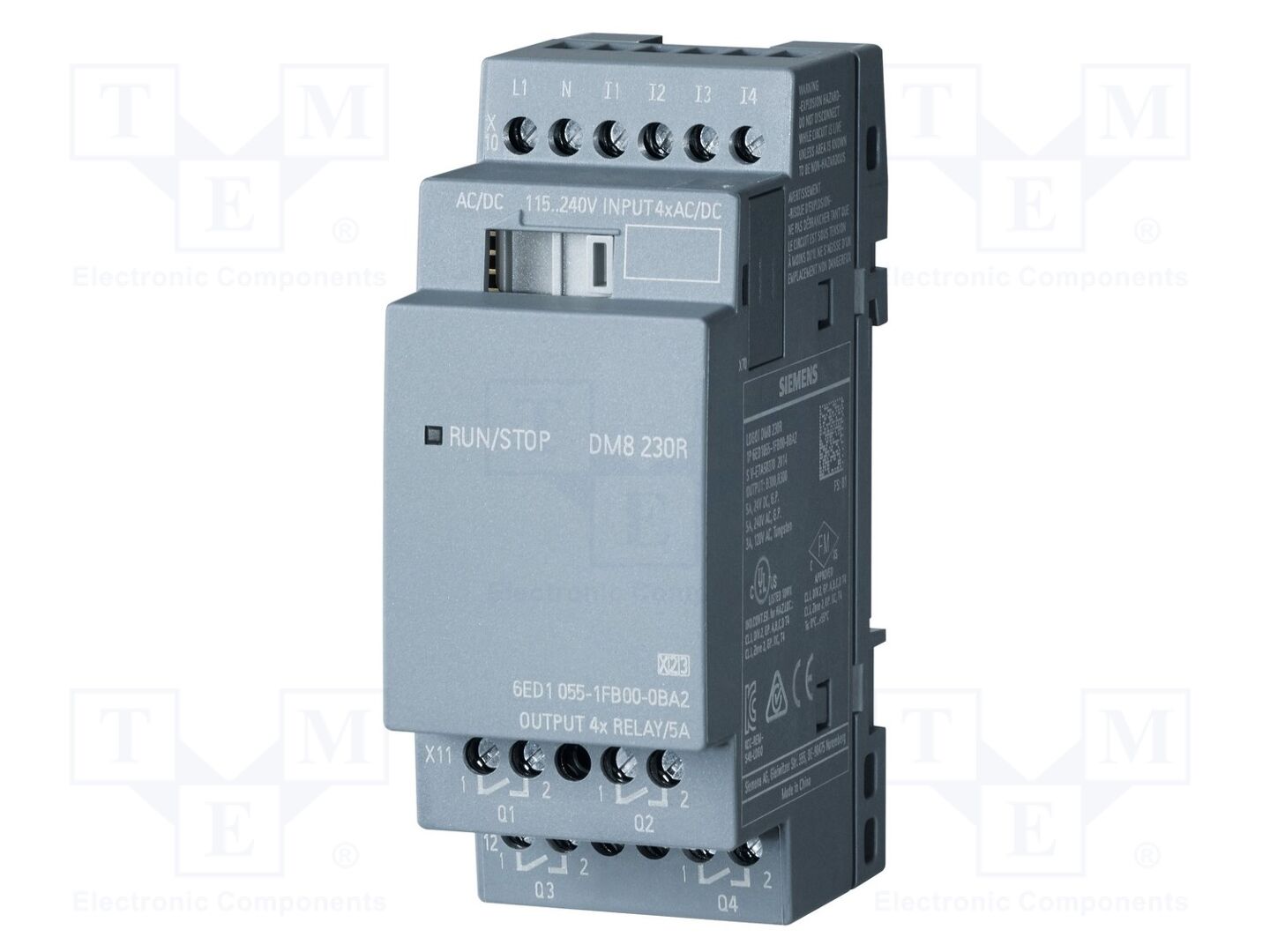 SIEMENS 6ED1055-1FB00-0BA2 Automaatiomoduuli LOGO!8