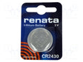RENATA BAT-CR2430/RE-B Litiumparisto 3V