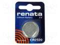 RENATA BAT-CR2320/RE-B Litiumparisto 3V (50 kpl erä)
