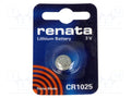 RENATA BAT-CR1025/RE-B Litiumparisto 3V