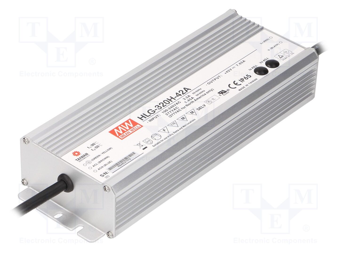 MEAN WELL HLG-320H-42A LED-virtalähde 320W 42VDC