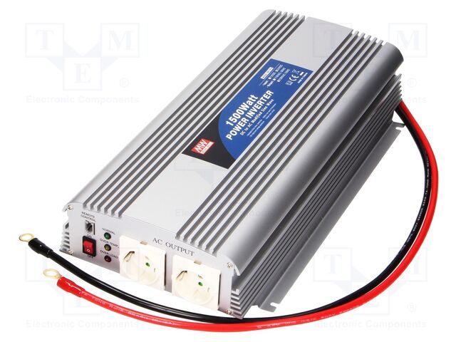 MEAN WELL A302-1K7-F3 DC/AC-muunnin 1500W 230VAC