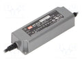 MEAN WELL NPF-60-24 LED-virtalähde 60W 24VDC 2.5A