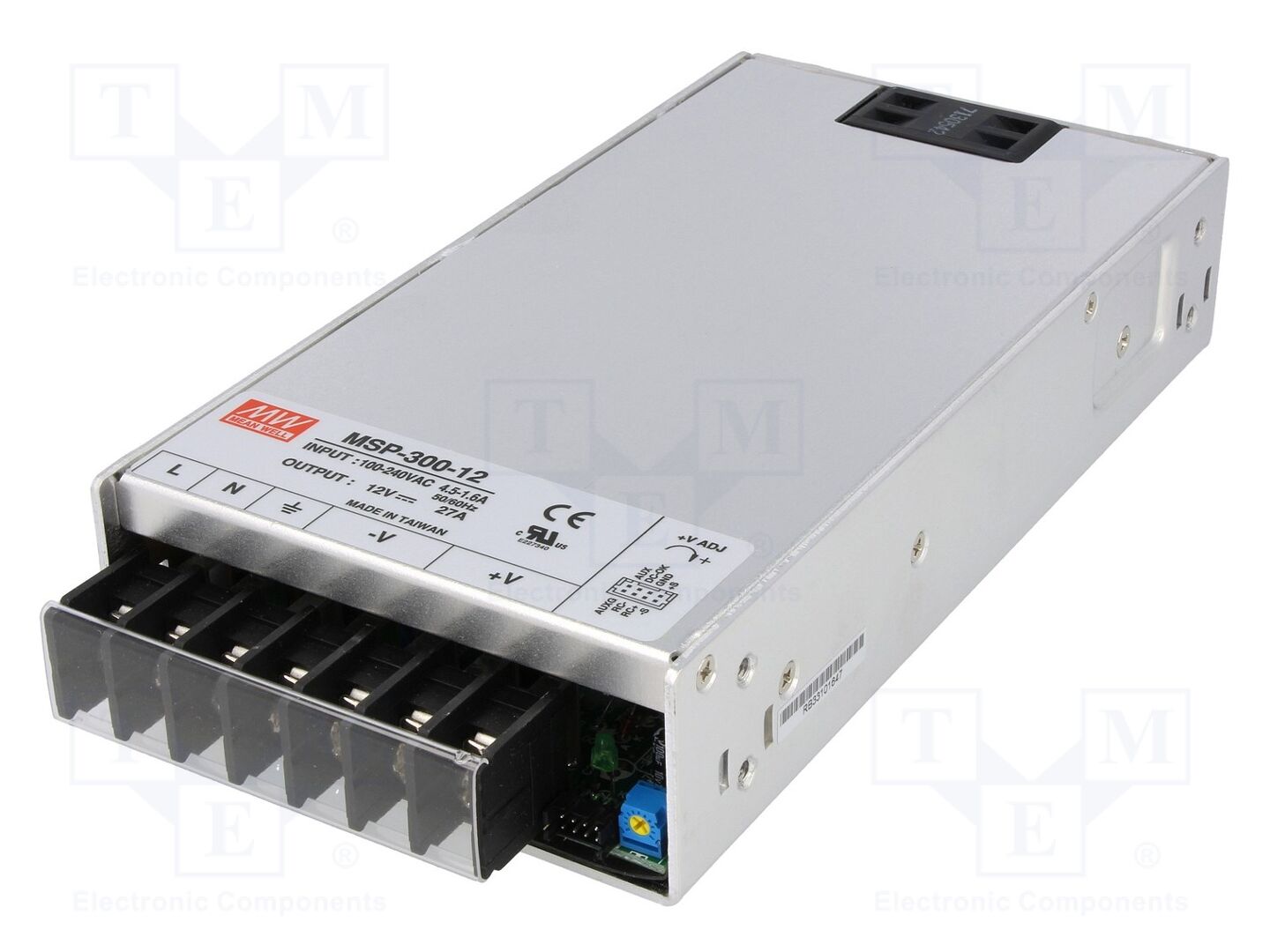 MEAN WELL MSP-300-12 Sisäänrakennettu kytkentäsähkölaite 324W 12VDC