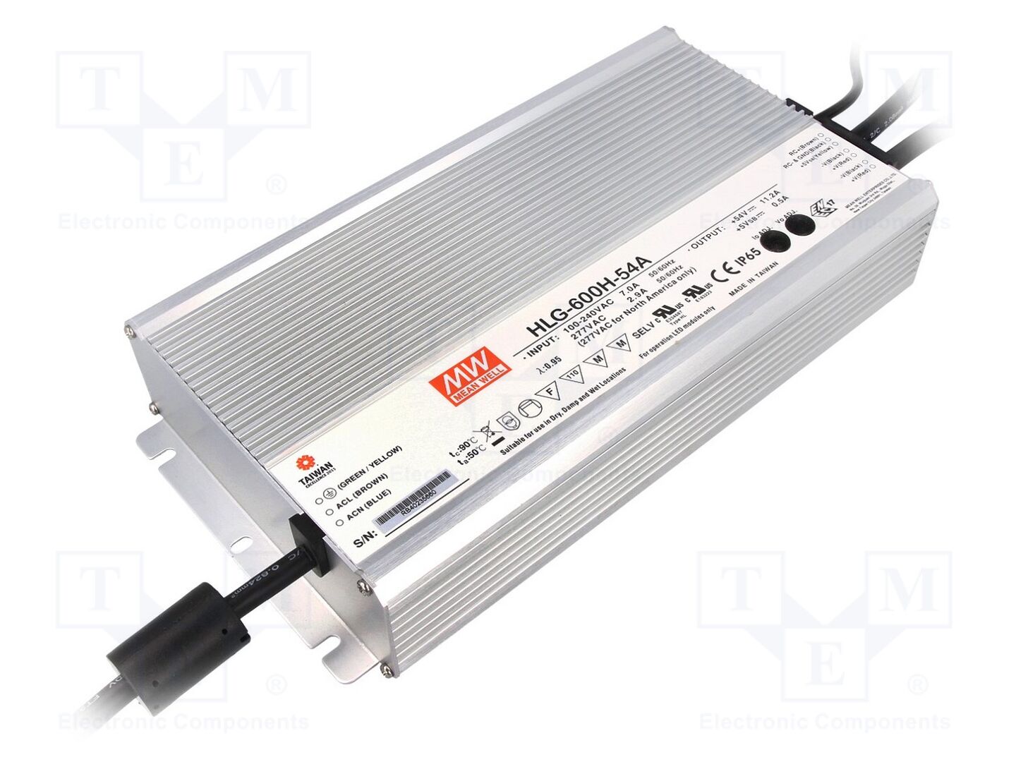 MEAN WELL HLG-600H-54A LED-virtalähde 600W 54VDC