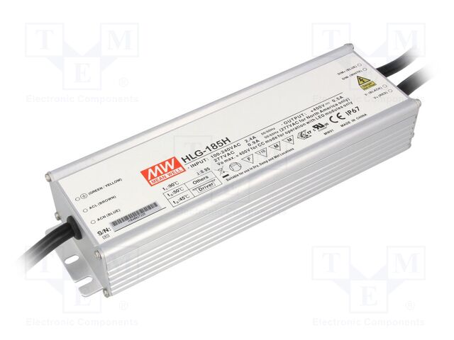 MEAN WELL HLG-185H-C700B LED-virtalähde 200W 700mA
