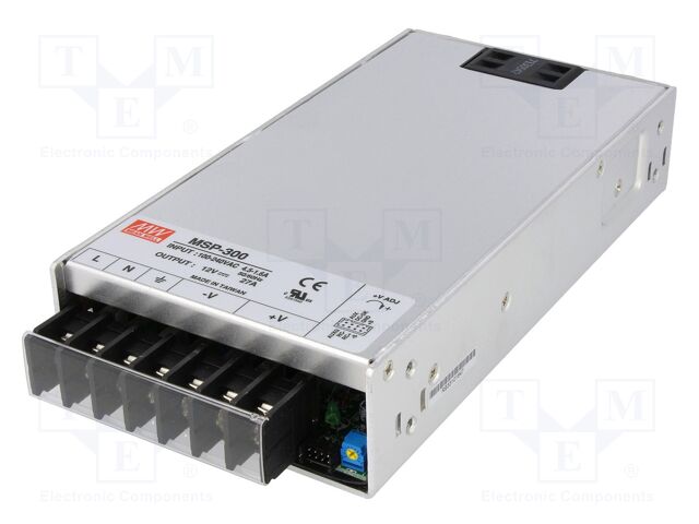 MEAN WELL MSP-300-15 Sisäänrakennettu kytkentävirtalähde 330W 15VDC