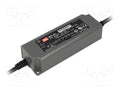 MEAN WELL NPF-40-12 LED-virtalähde 40W 12VDC 3.34A