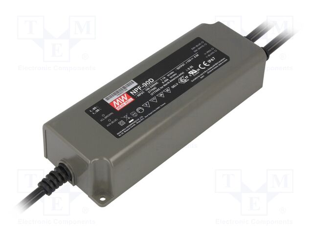 MEAN WELL NPF-90D-20 LED-verkkolaite 90W 12-20VDC