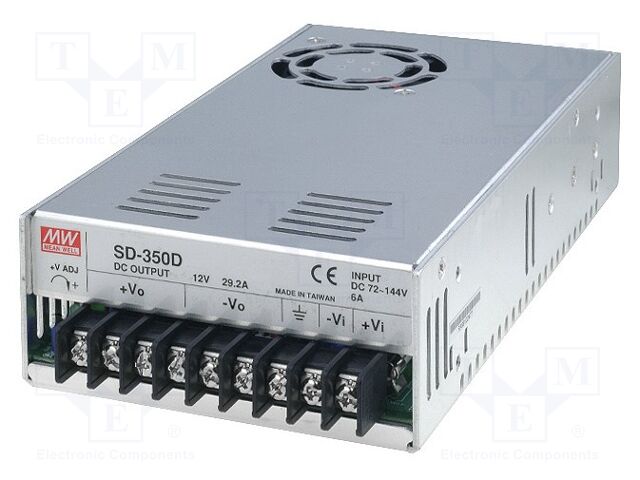 MEAN WELL SD-350D-48 DC/DC-muunnin 350.4W