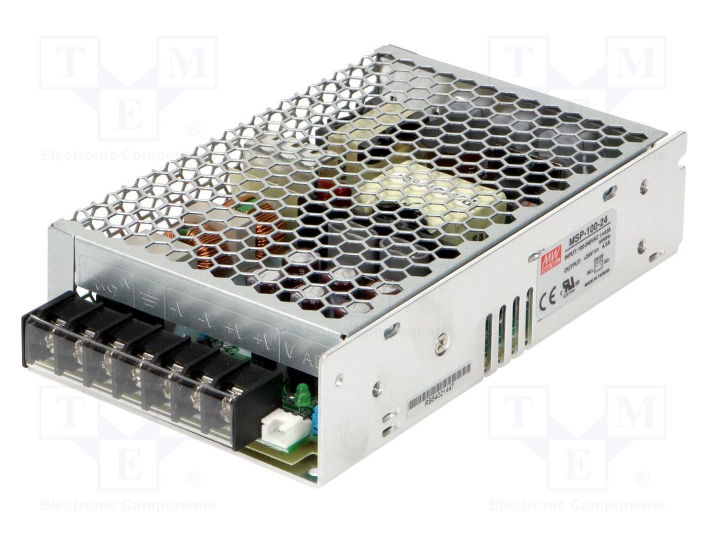 MEAN WELL MSP-100-24 Sisäänrakennettu kytkentäsähkölaite 108W 24VDC