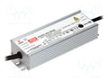 MEAN WELL HVGC-65-500A LED-virtalähde 65W 13-130VDC 300-500mA IP65
