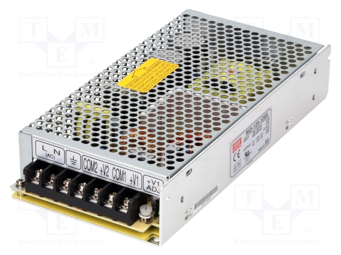 MEAN WELL RID-125-1205 Sisäänrakennettu kytkentävirtalähde 125,4W 12VDC